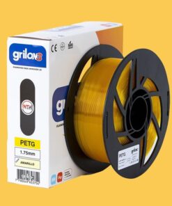 AMARILLO CLEAR PETG GRILON FILAMENTO 3D 1.75MM 1KG M77IAM175CJ