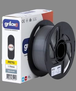 GRIS PLATA PETG GRILON FILAMENTO 3D 1.75MM 1KG
