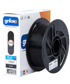 NEGRO PLA+ 850 GRILON FILAMENTO 3D 1.75MM 1KG PLAMAS GRILON