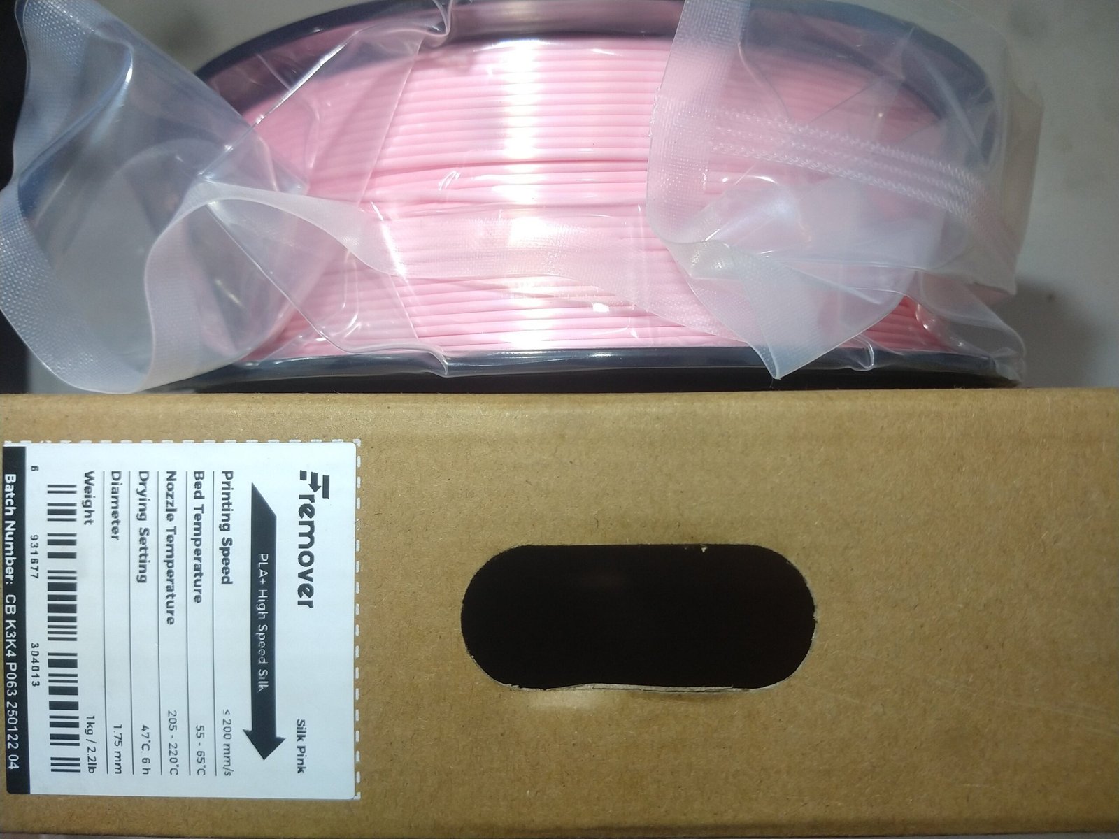 ROSA SILK Fremover PLA Filamento pink x1kg
