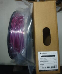 (Negro Rojo Rosado) Filamento PLA Dual Black-Rose Red Fremover