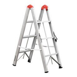 Escalera de aluminio 3 escalones plegable ultracompacta MIYAWA DEPI-3EUC