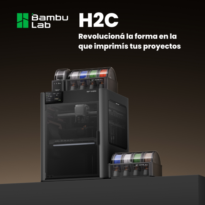 H2C Combo AMS Preventa marzo Bambu Lab 492 x 514 x 626 mm Impresora 3D FDM - Imagen 7