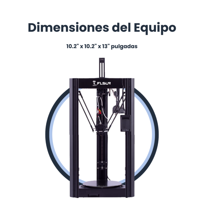 Super Racer (SR) 440X390X960mm Flsun delta impresora 3d - Imagen 2