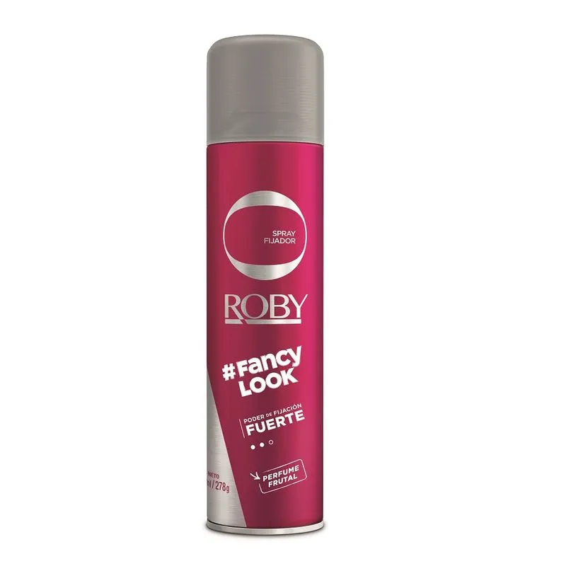 Roby rojo fucsia Fijador PELO X 390ml spray Adhesivo pegamento laca pelo - Imagen 2