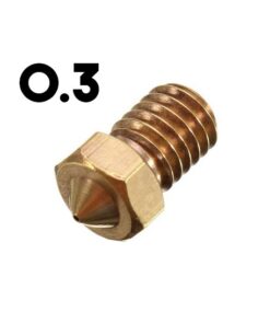 30543-Pico de Bronce 0.3mm Filamento 1.75 - nozzle Hotend E3D C8