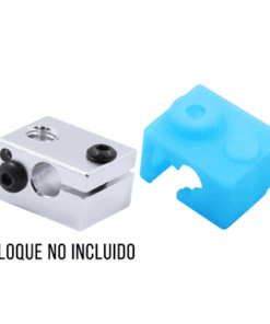 Silicona Protector simil E3D para bloque V6 - Funda silicona para hotend simil E3D COD 31081 C14