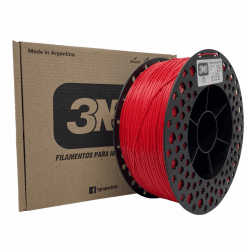 ROJO PLA 3N3 FILAMENTO 3D 1.75MM 1KG  M80IRJ175CJ