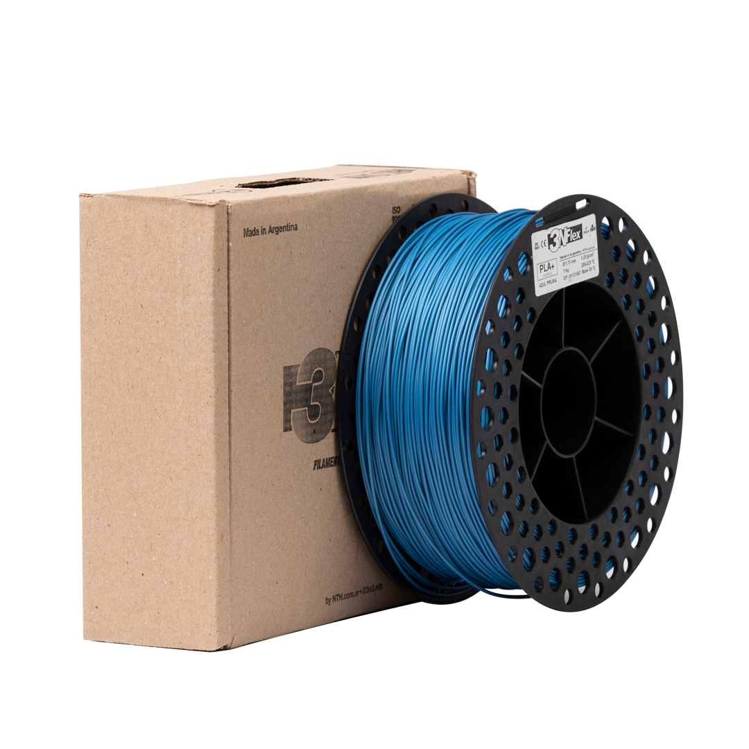 FLEXIBLE PLAFLEX 3N3 AZUL PRUSIA FILAMENTO 3D 1.75MM 1KG