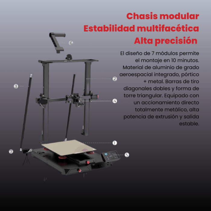 CR-10 Smart PRO 578 x 522 x 648 mm Creality impresora 3d - Imagen 4