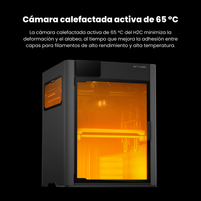 H2C Combo AMS Preventa marzo Bambu Lab 492 x 514 x 626 mm Impresora 3D FDM - Imagen 2