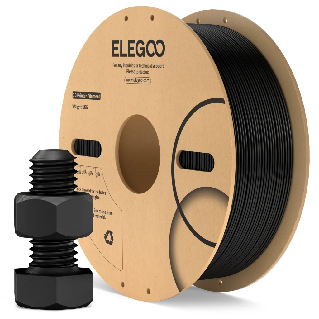 ABS NEGRO Elegoo Filamento Diámetro 1,75mm 1kg 50.203.0641