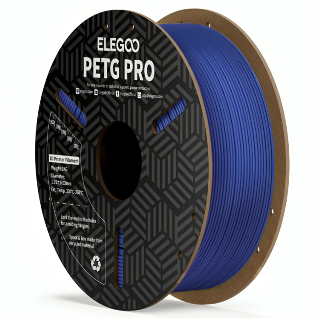 AZUL PETG PRO Elegoo Filamento Diámetro 1,75mm 1kg 50.203.0201