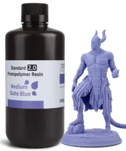 AZUL PIZARRA MEDIO ESTANDAR V2.0 RESINA ELEGOO 1kg 50.103.0133