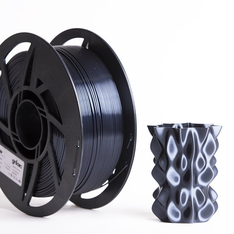 Azabache PLA Silk GRILON 1KG 1.75MM - Imagen 2