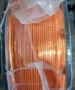 SILK BICOLOR ORO NARANJA FLUO GOLD ORANGE FLUO GST CON CAJA PLA Filamento 3D 1.75 1KG