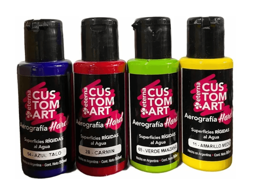 LIMPIAREGRAFO Pintura Aerografia Eterna Hard Superficies Rigidas 50ml X 15 COD 186