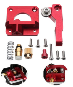 31141-Kit extrusor Directo Mk8-C CR10 para Creality Ender3 Aluminio Izquierdo (3DPrinter-ExtrusorEnder3-AluIzq)