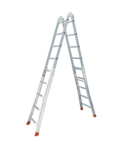 Escalera de aluminio 4x5 con pies extensibles 4,63 m MIYAWA DEEI-E463