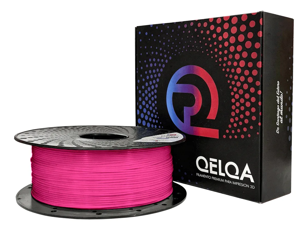 FUCSIA (Pink Fuxia) PLA QELQA FILAMENTO 3D 1.75MM 1KG