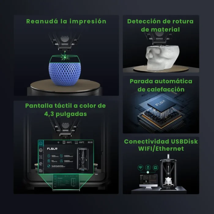 T1 MAX 440×390×960mm Flsun impresora 3d - Imagen 6