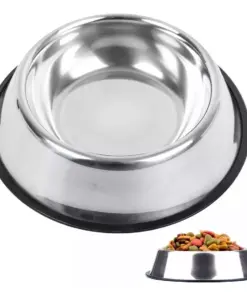 Comedero bebedero mascotas acero inoxidable 25,7 cm