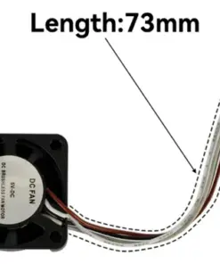 Ventilador Hotend Doble Rodamiento 2510 5v 0.2a Bambu Lab X1-1C-1E generico 32853 C16