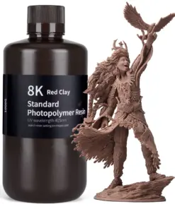 ARCILLA ROJA ESTANDAR 8K RESINA ELEGOO 1kg 50.103.0132