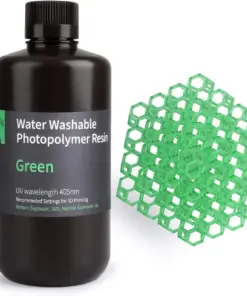 VERDE LAVABLE AL AGUA RESINA ELEGOO 500Gr 50.103.0004