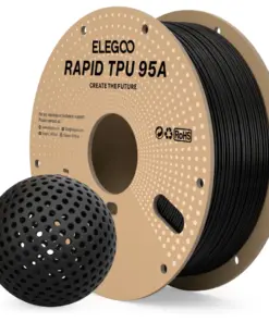 FLEXIBLE NEGRO plastic trays TPU Elegoo Filamento Diámetro 1,75mm 1kg 50.203.0631