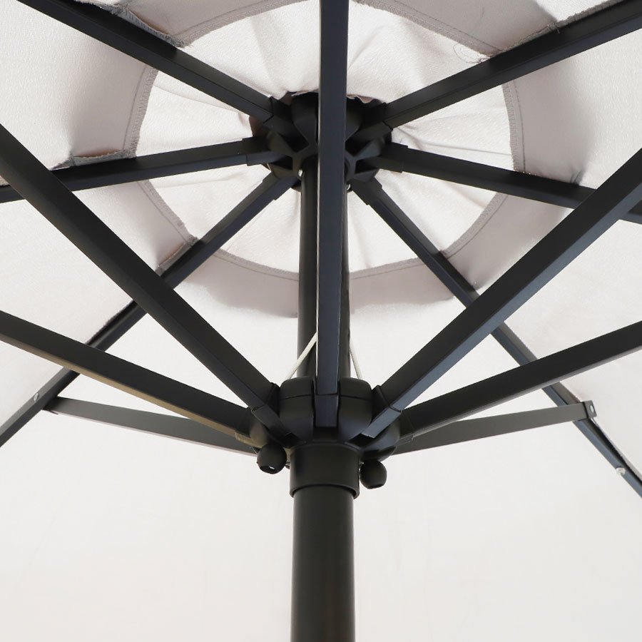 Sombrilla solar gris con luz interna KUSHIRO FSSI-0001 - Imagen 7