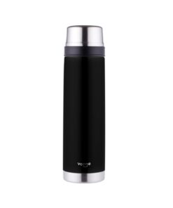 Termo Vonne negro 1000 ml acero inoxidable