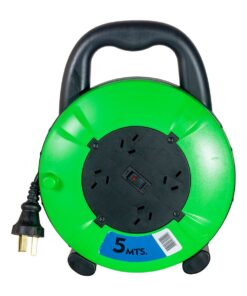 Prolongador múltiple enrollable 5 m INDELPLAS IP 5