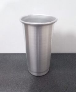 MOD2 700ML VASO ALUMINIO VASO  UN POCO DE RUIDO  SIN STL (SOLO VASO DE ALUMINIO SIN PIEZAS IMPRESAS) 10 (diametro superior) - 7 (diametro inferior) - 17 (altura)
