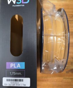 MARRON CLARO (Light Brown) PLA W3D FILAMENTO 3D 1.75MM 1KG