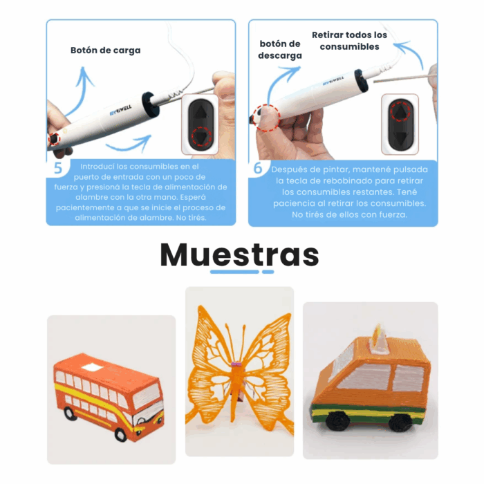 Lapiz Impresora 3d Lapicera Usb Baja Temperatura Filamentos - Imagen 3