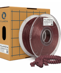 MARRON Bordeaux Red PLA Filanova x 1Kg Filamento 1.75
