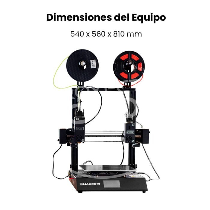 MakerPi P3 PRO 300x300x360mm Impresora 3D FDM - Imagen 2