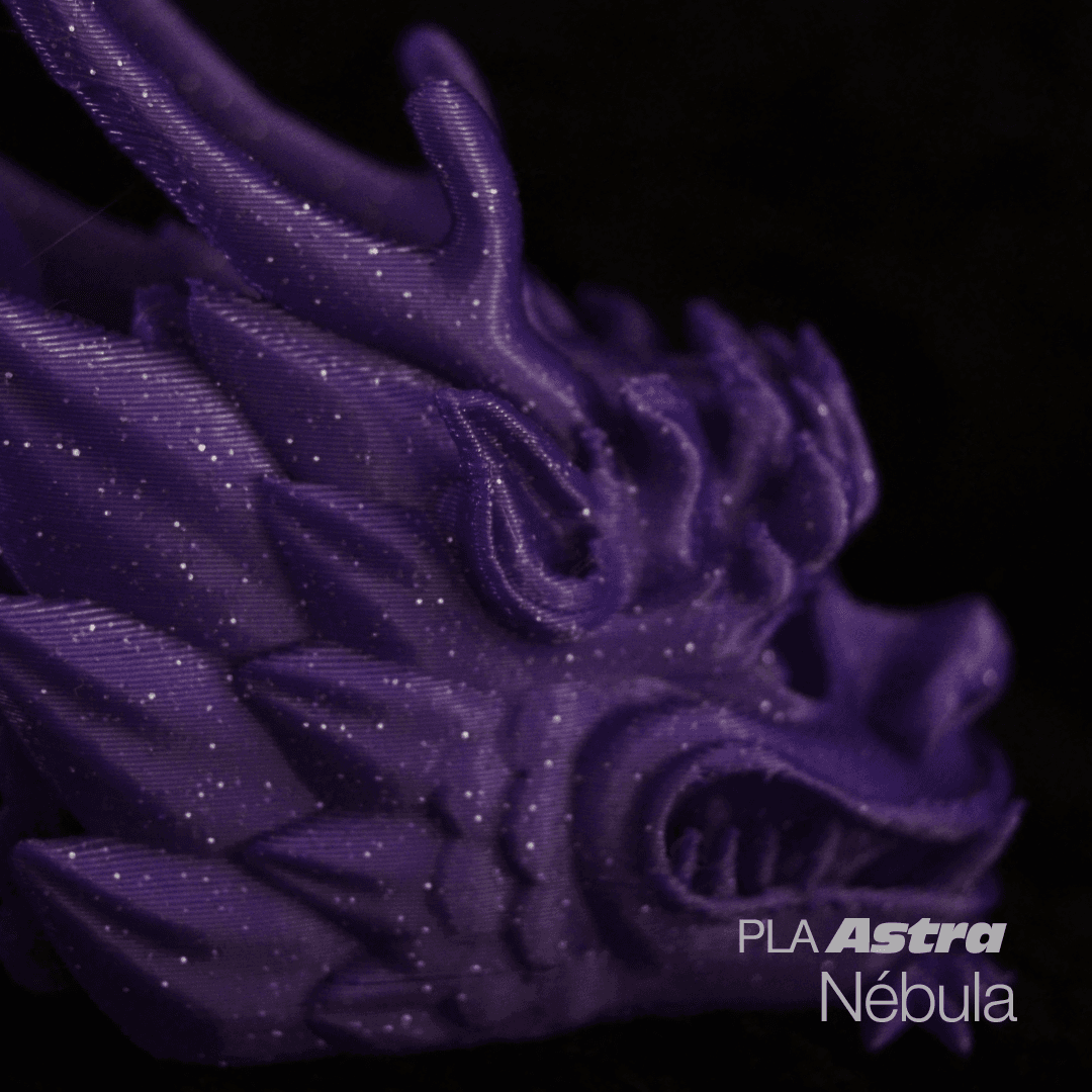 NEBULA PLA ASTRA CON GLITTER GRILON FILAMENTO 3D 1.75MM 1KG - Imagen 3