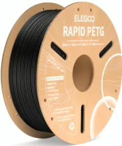 NEGRO PETG RAPID Elegoo Filamento Diámetro 1,75mm 1kg 50.203.0216