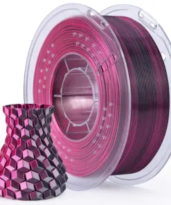 NEGRO ROJO SILK PLA Elegoo Filamento  -1.75mm-1KG 50.203.0335