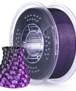 NEGRO VIOLETA SILK PLA Elegoo Filamento - 1.75mm-1KG- 50.203.0466