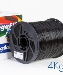 NEGRO 4kg PLA MEGAFILL Grilon -No Rebobinable- M77ING175C4
