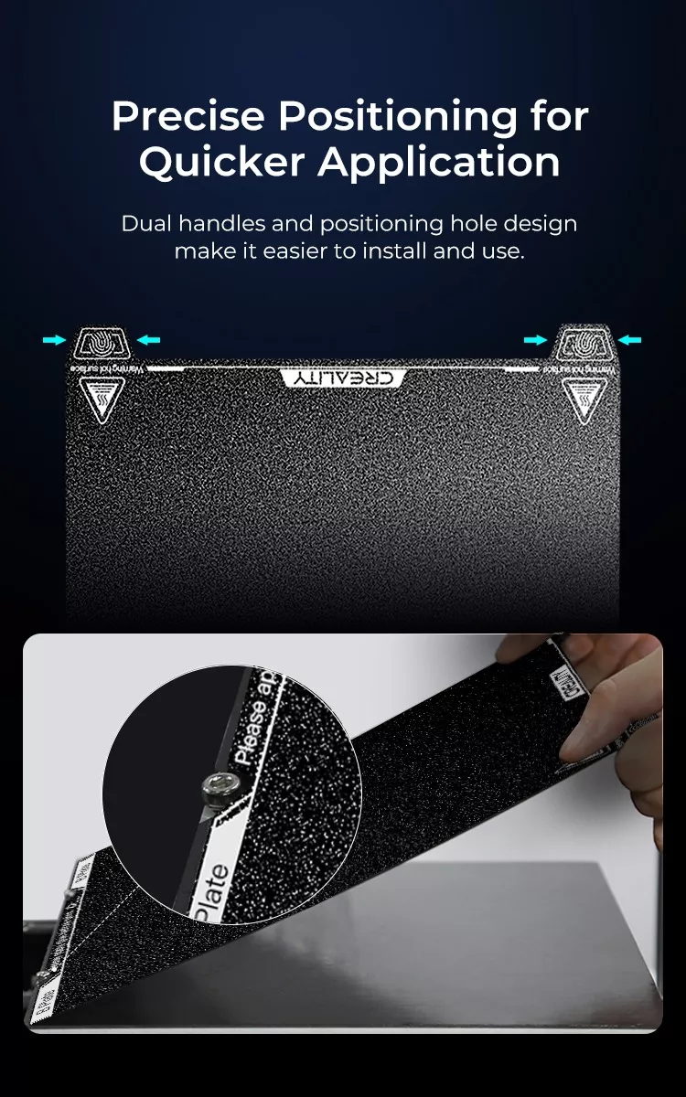 Cama Placa Base Creality Original K1 Pei 235*235mm Con magnetica Imán Suave 4004090104 - Imagen 2