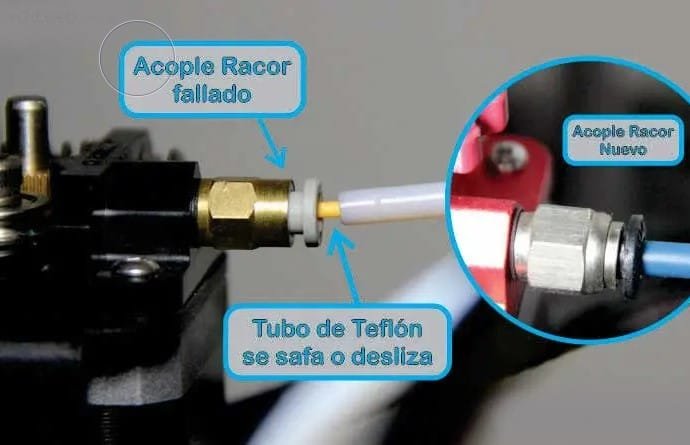 RACOR ROSCA M6 X 4MM NO PASANTE ACOPLE MANGUERA RACORD 2531 - Imagen 2