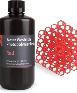 ROJO LAVABLE AL AGUA RESINA ELEGOO 500Gr 50.103.0002