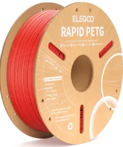 ROJO PETG RAPID Elegoo Filamento Diámetro 1,75mm 1kg 50.203.0218