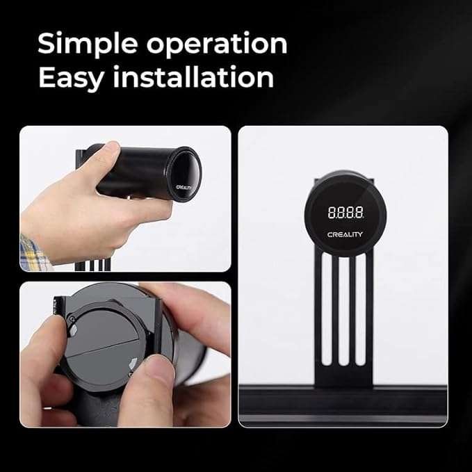 Spool Rack Creality Soporte de carrete de filamento para impresora 3D, estante de carrete digital pesado con batería recargable, soporte de filamento de pantalla HD de alimentación suave para Ender 3, Ender 3 C18+ - Imagen 5