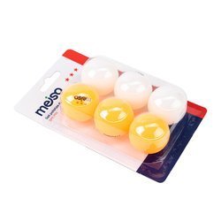 Set pelotas de ping-pong x 6 MEISO SPELPP6 - Imagen 2
