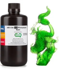 VERDE RESINA ELEGOO TIPO ABS V3.0 1 KG 50.103.0155